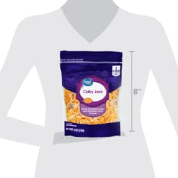 Great Value Colby Jack Finely Shredded Cheese, 8 oz Bag - Thumbnail 8