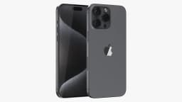 Factory Unlocked, Apple, iPhone 15 Pro Max, Cell Phone, 256GB, Black Titanium - Thumbnail 7