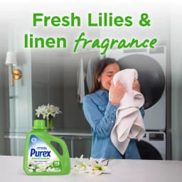 Purex Natural Elements Liquid Detergent, Fresh Lilies & Linen, 150 fl oz, 115 loads - Thumbnail 3