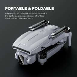 Vivitar SkyTrek GPS Foldable Aerial Drone for Adults with 1080p Camera, 2.8" Live Video Controller & Brushless Motor - Thumbnail 5
