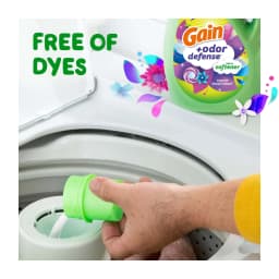 Gain Odor Defense Liquid Fabric Softener and Conditioner, Super Fresh Blast, 100 fl oz, 136 Loads - Thumbnail 8