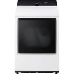 LG DLE8400WE 7.3 Cu. Ft. Ultra Large Capacity Rear Control White Electric Dryer - Thumbnail 1