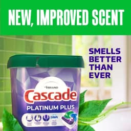 Cascade Platinum Plus Dishwasher Pods, Fresh, 9 Count - Thumbnail 7
