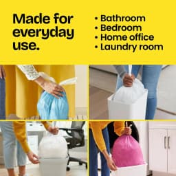 Glad Quick-Tie 4-Gallon Small Trash Bags, Gain Original Scent, 20 Bags, 2 Pack - Thumbnail 5