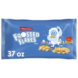 Malt-O-Meal Frosted Flakes Breakfast Cereal, Bulk Bagged for Families, 37 oz Bag - Thumbnail 1