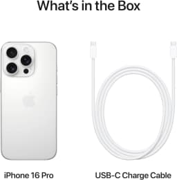 Restored Apple iPhone 16 Pro - T-Mobile - 256GB White Titanium - Thumbnail 5