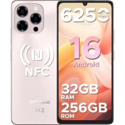 DOOGEE Android 16 Unlocked Cell Phone,32GB+256GB/2TB,6.75" HD+ 90Hz Android Phone,6250mAh Battery,16MP+8MP,4G Dual SIM Smartphone,Octa Core/Widevine L1/ GPS/NFC/Fingerprint/Face Unlock - Thumbnail 1