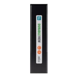 Pen+Gear 3-Ring Durable View Binder, 2" D-Rings, Black,1 Count - Thumbnail 4
