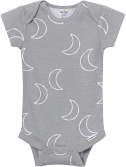 Gerber Baby Neutral Short Sleeve Onesies, 8-Pack, Sizes 0/3 Newborn - 12 Months - Thumbnail 2