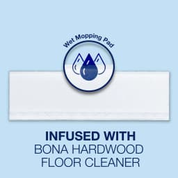 Bona Disposable Wet Cleaning Pads for Hardwood Floors, Unscented - Thumbnail 3