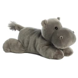 Aurora - Medium Gray Flopsie - 12" Howie Hippo - Adorable Stuffed Animal - Thumbnail 1