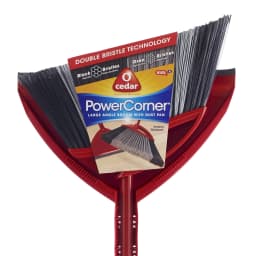 O-Cedar PowerCorner® One Sweep Large Broom with Step-On Dustpan - Thumbnail 4