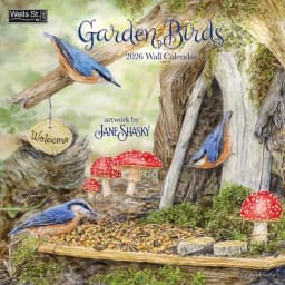 Wells Street by Lang, Garden Birds 2026 Wall Calendar Organizer, 12'' X 12'', 12-Month Calendar with Stapled Binding - Thumbnail 1