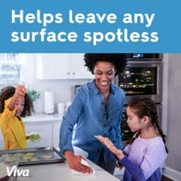 Viva Multi-Surface Cloth Paper Towels, 6 Triple Rolls - Thumbnail 4
