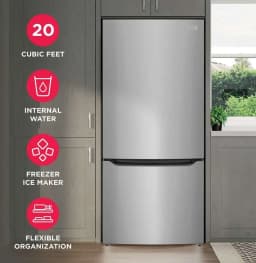 Frigidaire Grbn2012a Gallery 30" Wide 20.32 Cu. Ft. Energy Star Certified Fingerprint - Thumbnail 7