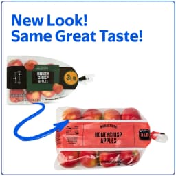 Fresh Honeycrisp Apples, 3 lb Bag - Thumbnail 2