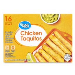 Great Value Flour Chicken Taquitos, 19.2 oz, 16 Count - Thumbnail 1