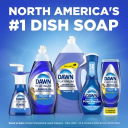Dawn Platinum Powerwash Dish Spray, Dish Soap, Lemon Starter Kit, 16 fl oz - Thumbnail 8