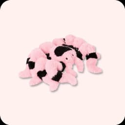 Black & Pink Spider Plush – Soft Decorative Novelty Plush for Sofa, Desk & Bedroom Décor - Thumbnail 4