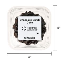 Freshness Guaranteed Mini Chocolate Bundt Cake 3oz, Baked to Perfection - Thumbnail 7