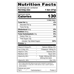 Great Value Fruit & Grain Cereal Bars Apple, Cinnamon, 10.4 oz, 8 Count - Thumbnail 6