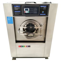 Front Load Washer Industrial Automatic Laundry Washing Machine Commercial Washer Laundry, Dehydration and Drying Machine 220V - Thumbnail 1