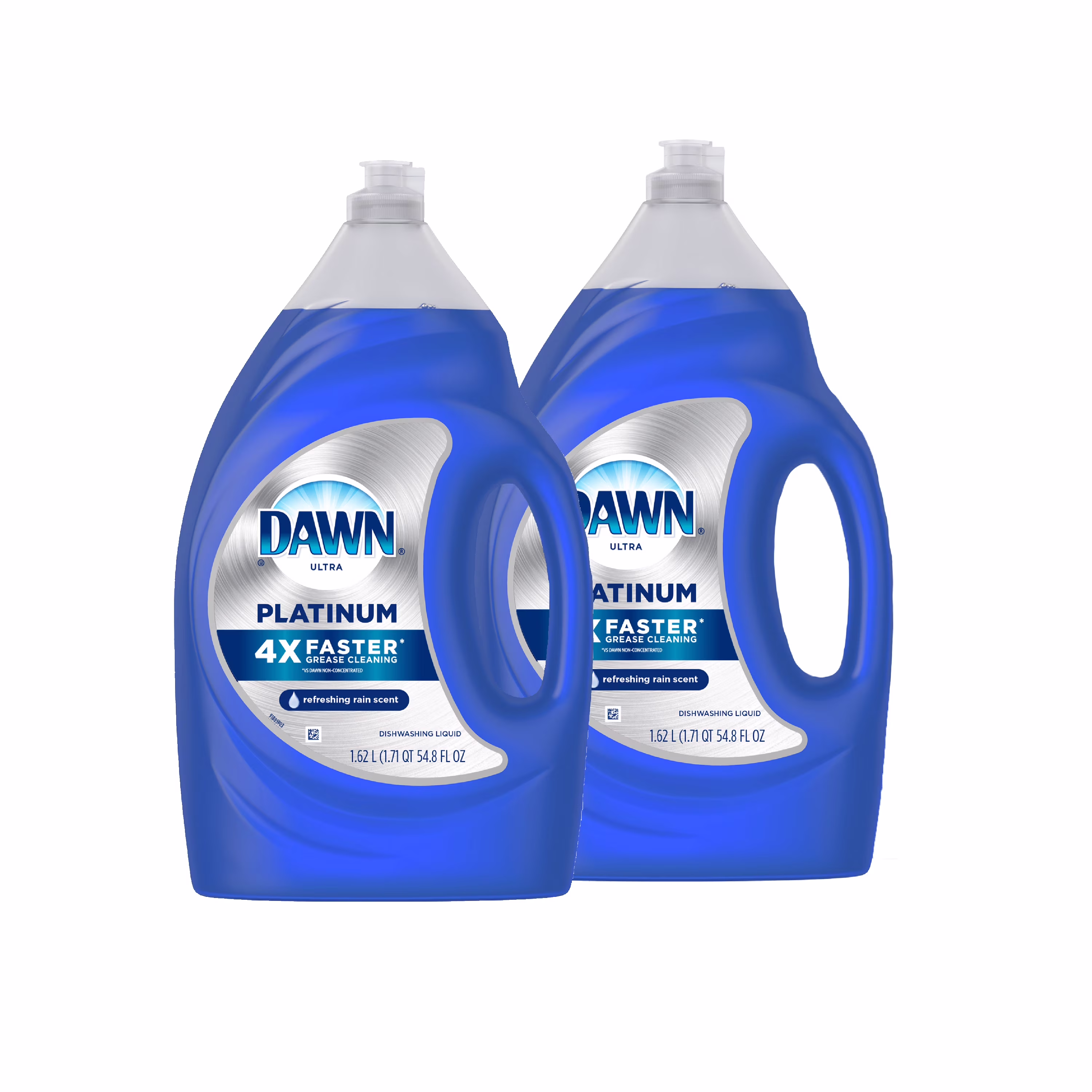 Dawn Platinum Dishwashing Liquid Dish Soap, Refreshing Rain Scent, 54.9 fl oz, Pack - Thumbnail 2