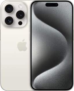 Restored Apple iPhone 15 Pro Max - Carrier Unlocked - 256GB White Titanium - Thumbnail 1