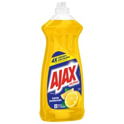 Ajax Ultra Liquid Dish Soap, Super Degreaser, Mess-Free, Easy-Flip Cap, Lemon Scent, 28 fl oz - Thumbnail 11