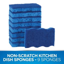 Dawn Non-Scratch Kitchen Dish Sponges, Blue (Pack of 9) - Thumbnail 3