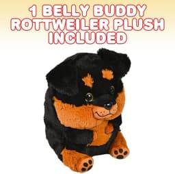 Xlarge Belly Buddy Rottweiler 13 inch Plush Animal NWT - Thumbnail 3