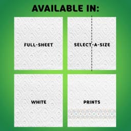 Bounty Select-A-Size Paper Towels, White, 8 Triple Rolls - Thumbnail 6