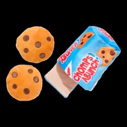 BARK Chomps Abunch Dog Toy, Plush Cookie Box with Cookies, Squeaky, XS to Small Dogs - Thumbnail 5