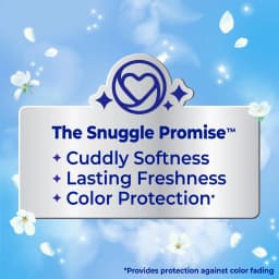 Snuggle Liquid Fabric Softener, Cuddle-Up Fresh Blue Sparkle, 123.1 oz, 181 Loads - Thumbnail 5