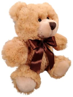 Anico Plush Teddy Bear, Stuffed Animal, Honey Brown, 8 Inches Tall - Thumbnail 2