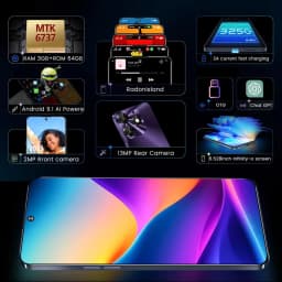 Global Version Unlocked Android Phones, Chycet 6.52" Incell Screen ， Cell Phones 4G Dual Sim Smartphone , 3GB + 64GB ,13MP + 5MP Camera , Mobile Phones,T-Mobile ，Spark 10 Pro - Thumbnail 3