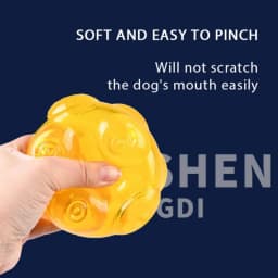 Pet Sounding Toy Elastic Ball Golden Retriever Puppy Molar Bite Resistant Tooth Toy - Thumbnail 4