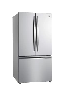 Kenmore 20.3 Cu. ft. Capacity Counter-Depth French Door Refrigerator and Freezer with Ice Maker, Stainless Steel - Thumbnail 3