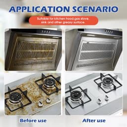 Gihen Multi-Purpose Cleaner Heavy Oil for Kitchen Household Oven Stove Range Hood Sink - Thumbnail 2