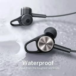 RHEA- Waterproof Wireless Headphones Neckband Sport Retractable Bluetooth Earbuds - Thumbnail 5