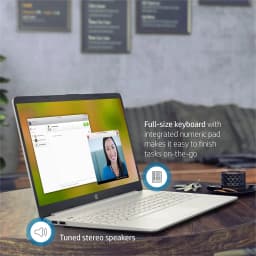 HP 15 15.6" HD Laptop Computer, Intel Core i3-1115G4, 16GB RAM, 512GB PCIe SSD, Bluetooth, Wi-Fi 6 - Thumbnail 3