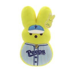 PEEPS® 12-Inch Dress-Up Bunny Plush Toy — Yellow Baseball Player - Thumbnail 6