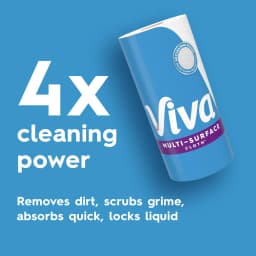 Viva Multi-Surface Cloth Paper Towels, 6 Triple Rolls - Thumbnail 2