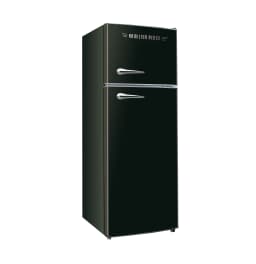 Hamilton Beach 7.5 Cu. Ft. Retro Top Freezer Refrigerator, Black - Thumbnail 2