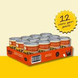 (6 pack) Salty Cat Chicken Dinner Mince in Gravy Wet Cat Food, 13 oz. Can - Thumbnail 6