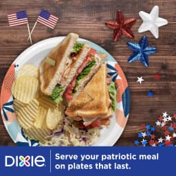 Dixie Everyday Paper Lunch Plates, 8.5", 100 Count - Thumbnail 2