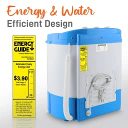 Pyle 2-in-1 Portable Compact Top Load Washing Machine with Spin Dryer - Thumbnail 5
