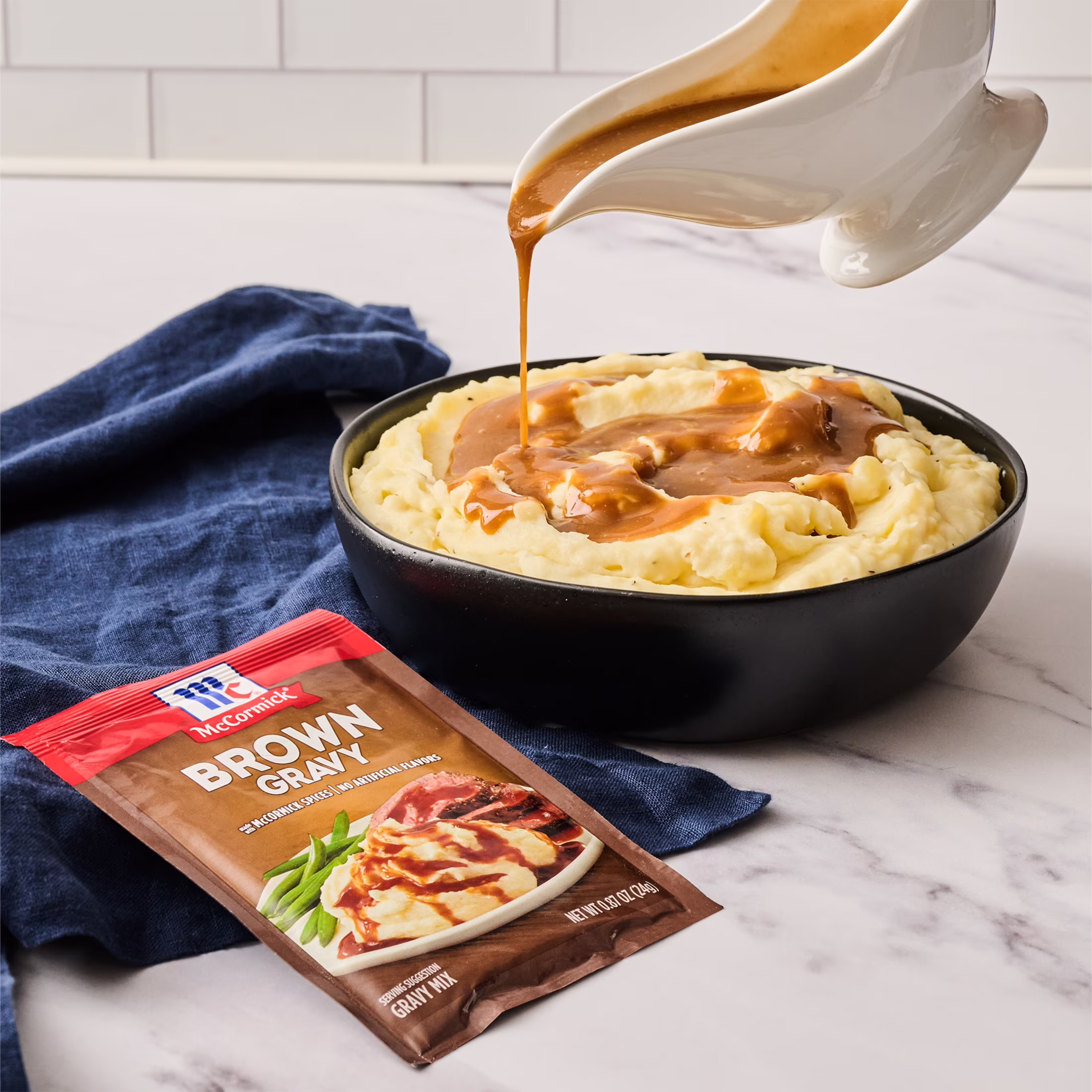 McCormick Brown Gravy Mix, 0.87 oz Packet - Thumbnail 8