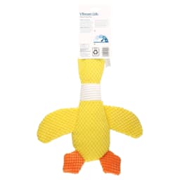 Vibrant Life Yellow Duck Plush Dog Toy with Squeaker, Chew Level 4 - Thumbnail 8