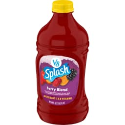 V8 Splash Berry Blend Flavored Beverage, 64 fl oz Bottle - Thumbnail 3